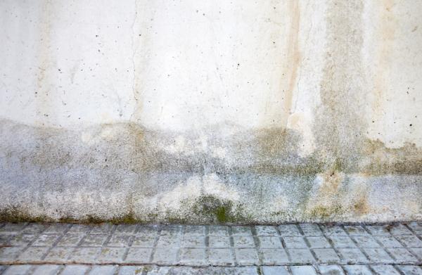 Pared exterior - antes